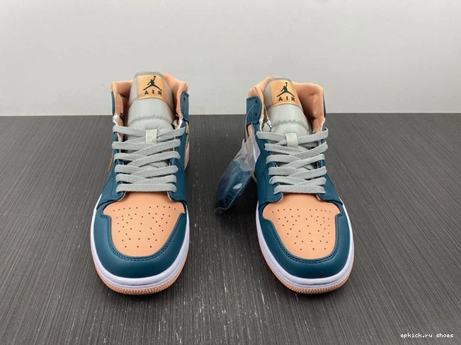 Cheap Jordan1 Mid Teal Dark Green BQ6472- AllSeason 3713 1015